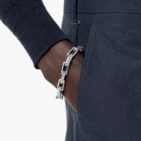 lv chain bracelet mens|louis vuitton monogram chain.